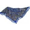 PAVLOVO POSAD RUSSIAN SHAWL 125x125 cm 49x49" 100% Wool Scarf Wrap Silk Fringe 598-57