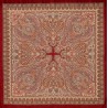 PAVLOVO POSAD RUSSIAN SHAWL 125x125 cm 49x49" 100% Wool Scarf Wrap Silk Fringe 665-5