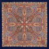 PAVLOVO POSAD RUSSIAN SHAWL 125x125 cm 49x49" 100% Wool Scarf Wrap Silk Fringe 814-14