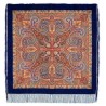 PAVLOVO POSAD RUSSIAN SHAWL 125x125 cm 49x49" 100% Wool Scarf Wrap Silk Fringe 814-14