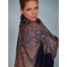 PAVLOVO POSAD RUSSIAN SHAWL 148x148 cm 58x58" 100% Wool Scarf Wrap 1290-14