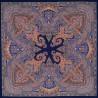 PAVLOVO POSAD RUSSIAN SHAWL 148x148 cm 58x58" 100% Wool Scarf Wrap 1290-14
