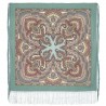 PAVLOVO POSAD RUSSIAN SHAWL 148x148 cm 58x58" 100% Wool Scarf Wrap 1290-3