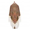 PAVLOVO POSAD RUSSIAN SHAWL 148x148 cm 58x58" 100% Wool Scarf Wrap 1292-1