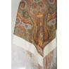 PAVLOVO POSAD RUSSIAN SHAWL 148x148 cm 58x58" 100% Wool Scarf Wrap 1292-1