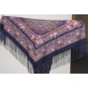 PAVLOVO POSAD RUSSIAN SHAWL 148x148 cm 58x58" 100% Wool Scarf Wrap 1401-14