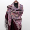 PAVLOVO POSAD RUSSIAN SHAWL 148x148 cm 58x58" 100% Wool Scarf Wrap 1292-7