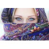 PAVLOVO POSAD RUSSIAN SHAWL 148x148 cm 58x58" 100% Wool Scarf Wrap 1401-14