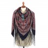 PAVLOVO POSAD RUSSIAN SHAWL 148x148 cm 58x58" 100% Wool Scarf Wrap 1539-14