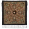 PAVLOVO POSAD RUSSIAN SHAWL 148x148 cm 58x58" 100% Wool Scarf Wrap 1539-18