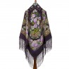 PAVLOVO POSAD RUSSIAN SHAWL 148x148 cm 58x58" 100% Wool Scarf Wrap 1704-15