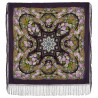 PAVLOVO POSAD RUSSIAN SHAWL 148x148 cm 58x58" 100% Wool Scarf Wrap 1704-15