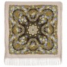 PAVLOVO POSAD RUSSIAN SHAWL 148x148 cm 58x58" 100% Wool Scarf Wrap 1704-2