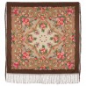 PAVLOVO POSAD RUSSIAN SHAWL 148x148 cm 58x58" 100% Wool Scarf Wrap 1722-16