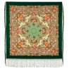 PAVLOVO POSAD RUSSIAN SHAWL 148x148 cm 58x58" 100% Wool Scarf Wrap 1722-9