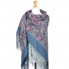 PAVLOVO POSAD RUSSIAN SHAWL 148x148 cm 58x58" 100% Wool Scarf Wrap 1781-1