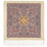 PAVLOVO POSAD RUSSIAN SHAWL 148x148 cm 58x58" 100% Wool Scarf Wrap 1781-2
