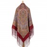 PAVLOVO POSAD RUSSIAN SHAWL 148x148 cm 58x58" 100% Wool Scarf Wrap 1781-6
