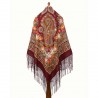 PAVLOVO POSAD RUSSIAN SHAWL 148x148 cm 58x58" 100% Wool Scarf Wrap 1703-6