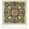PAVLOVO POSAD RUSSIAN SHAWL 148x148 cm 58x58" 100% Wool Scarf Wrap 1798-2