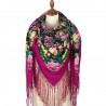 PAVLOVO POSAD RUSSIAN SHAWL 148x148 cm 58x58" 100% Wool Scarf Wrap 1798-6