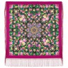 PAVLOVO POSAD RUSSIAN SHAWL 148x148 cm 58x58" 100% Wool Scarf Wrap 1798-6