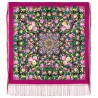 PAVLOVO POSAD RUSSIAN SHAWL 148x148 cm 58x58" 100% Wool Scarf Wrap 1798-6