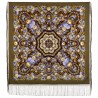 PAVLOVO POSAD RUSSIAN SHAWL 148x148 cm 58x58" 100% Wool Scarf Wrap 1816-16