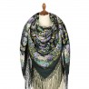 PAVLOVO POSAD RUSSIAN SHAWL 148x148 cm 58x58" 100% Wool Scarf Wrap 1816-9