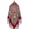 PAVLOVO POSAD RUSSIAN SHAWL 148x148 cm 58x58" 100% Wool Scarf Wrap 1845-6