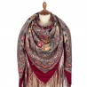 PAVLOVO POSAD RUSSIAN SHAWL 148x148 cm 58x58" 100% Wool Scarf Wrap 1845-6