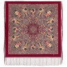 PAVLOVO POSAD RUSSIAN SHAWL 148x148 cm 58x58" 100% Wool Scarf Wrap 1845-6