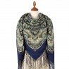 PAVLOVO POSAD RUSSIAN SHAWL 148x148 cm 58x58" 100% Wool Scarf Wrap 1906-14