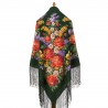 PAVLOVO POSAD RUSSIAN SHAWL 148x148 cm 58x58" 100% Wool Scarf Wrap 235-10