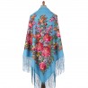 PAVLOVO POSAD RUSSIAN SHAWL 148x148 cm 58x58" 100% Wool Scarf Wrap 235-13