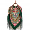 PAVLOVO POSAD RUSSIAN SHAWL 148x148 cm 58x58" 100% Wool Scarf Wrap 341-29