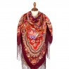 PAVLOVO POSAD RUSSIAN SHAWL 148x148 cm 58x58" 100% Wool Scarf Wrap 341-6