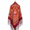 PAVLOVO POSAD RUSSIAN SHAWL 148x148 cm 58x58" 100% Wool Scarf Wrap 341-6