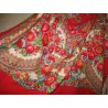 PAVLOVO POSAD RUSSIAN SHAWL 148x148 cm 58x58" 100% Wool Scarf Wrap 377-5