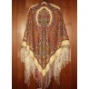 PAVLOVO POSAD RUSSIAN SHAWL 148x148 cm 58x58" 100% Wool Scarf Wrap 992-0