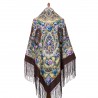 PAVLOVO POSAD RUSSIAN SHAWL 148x148 cm 58x58" 100% Wool Scarf Wrap 1731-17