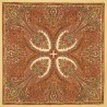 PAVLOVO POSAD RUSSIAN SHAWL 148x148 cm 58x58" 100% Wool Scarf Wrap 992-0