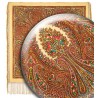 PAVLOVO POSAD RUSSIAN SHAWL 148x148 cm 58x58" 100% Wool Scarf Wrap 992-0
