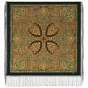 PAVLOVO POSAD RUSSIAN SHAWL 148x148 cm 58x58" 100% Wool Scarf Wrap 992-10