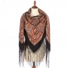 PAVLOVO POSAD RUSSIAN SHAWL 148x148 cm 58x58" 100% Wool Scarf Wrap 992-18