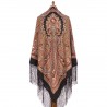 PAVLOVO POSAD RUSSIAN SHAWL 148x148 cm 58x58" 100% Wool Scarf Wrap 992-18