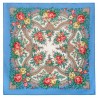 PAVLOVO POSAD RUSSIAN SHAWL 72x72 cm 28x28" 100% Wool Scarf 1756-13
