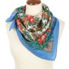 PAVLOVO POSAD RUSSIAN SHAWL 72x72 cm 28x28" 100% Wool Scarf 1756-13