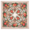 PAVLOVO POSAD RUSSIAN SHAWL 72x72 cm 28x28" 100% Wool Scarf 1756-2
