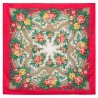 PAVLOVO POSAD RUSSIAN SHAWL 72x72 cm 28x28" 100% Wool Scarf 1756-5